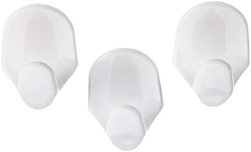 Hook Uno 3 Pcs Square in White Towel Racks