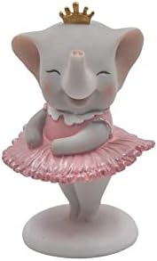 Comfy Hour 5 Inch Cute Dancing Ballet Elephant Figurine