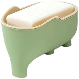 YOYDHVMKR Soap Dish Double Layer Elephant Design
