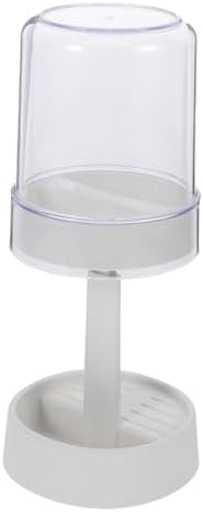 GLEAVI Modern Toothbrush Holder with Lid and Cup