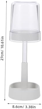 IMIKEYA Toothbrush Holder with Cover and Cup Slot