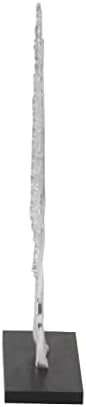 Deco 79 Silver Black Tree Sculpture Home Decor Statue
