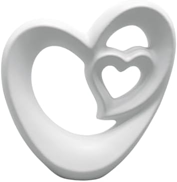 Anding Home Statue Double Heart Abstract Art Sculpture