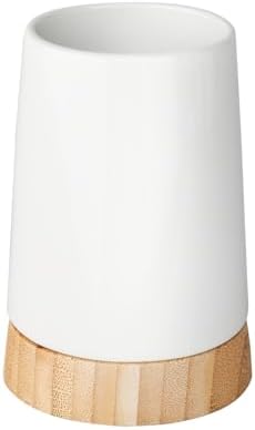Wenko 17675100 Bamboo Ceramic Toothbrush Holder 1