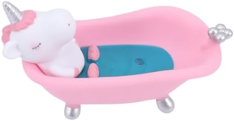 LIFKOME Cartoon Unicorn Soap Dish Holder