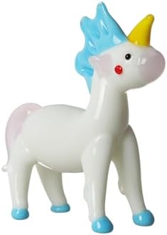 NaneTidy Unicorn Glass Figurine Mini Paperweight Office Home Decor