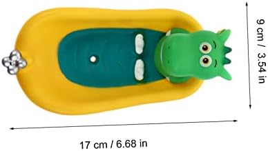 Veemoon Dinosaur Soap Dish - Cute Animal Sponge Holder for Bath and Kitchen