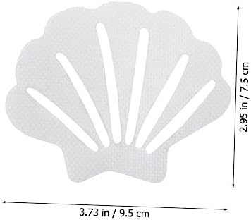 VOSAREA 12Pcs Shell Shape Safety Decals for Bathroom