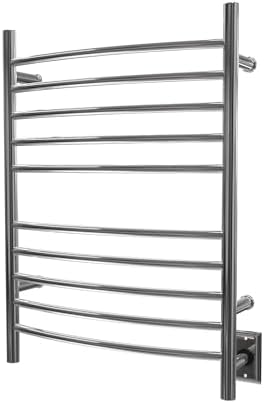 Amba RWH-CP Curved 10 Bar Towel Warmer with Hardwire and Plug Options