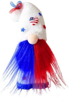 4th of July Decorations Patriotic Gnome Statues Garden Party Supplies