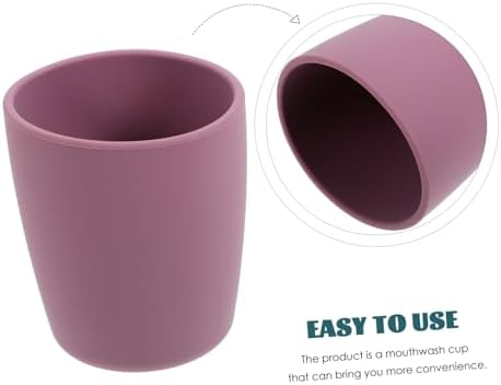 HOLIDYOYO Silicone Toothbrush Cup for Kids and Adults