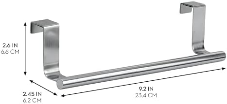 InterDesign iDesign Forma Metal Towel Rack for Kitchen and Bathroom