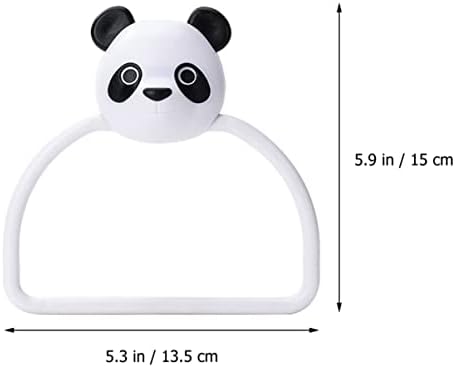 Holibanna 3pcs Wall Mounted Towel Rack with Cartoon Design