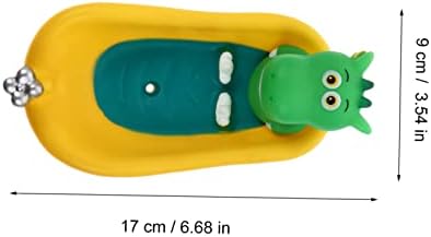 Amosfun Bathtub-Shaped Dinosaur Soap Storage Box