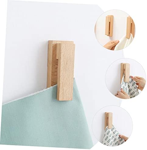 Parliky Solid Wood Bathroom Towel Rack Hook
