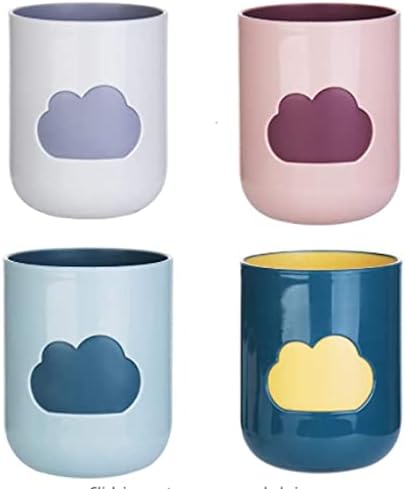 Unbreakable Cloud Pattern Toothbrush Cup for Kids Adults