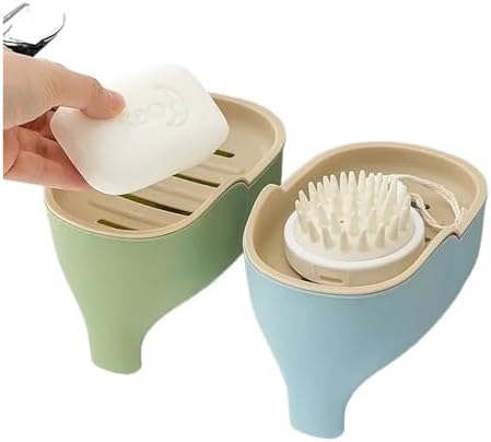 YOYDHVMKR Soap Dish Double Layer Elephant Design
