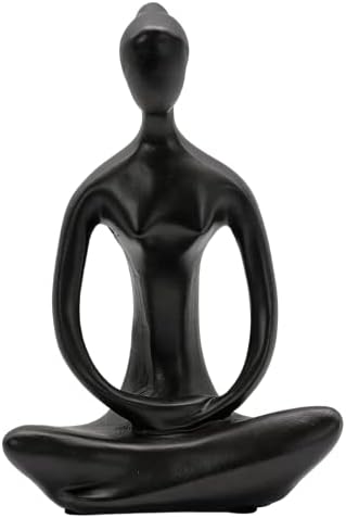 Bellaa 8-Inch Buddha Statue Zen Meditation Decor