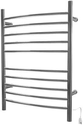 Amba RWH-CP Curved 10 Bar Towel Warmer with Hardwire and Plug Options