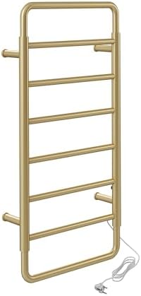 Swiss Madison Ivy 8-Bar Electric Towel Warmer Brushed Gold