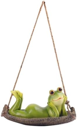 Funny Hanging Frog Statue for Home Decor