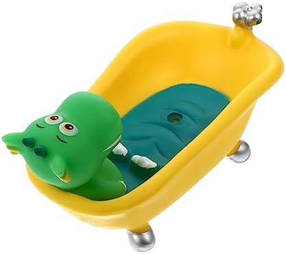 Amosfun Bathtub-Shaped Dinosaur Soap Storage Box