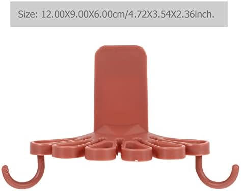 Housoutil Plastic Towel Rack Holder with Swivel Hooks