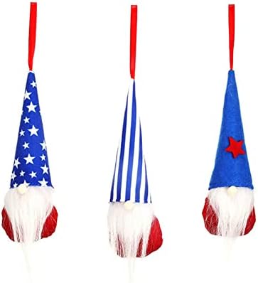 Fourth of July Gnome Decorations for Tree and Garden