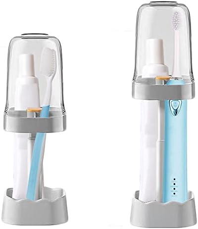 Oniapro 1 Piece Adjustable Toothbrush Holder with Cover 1