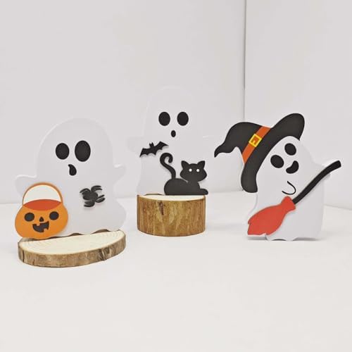 Cute Halloween Ghost Statues for Home Decor