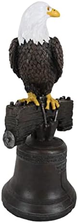 Ebros Independence Day Liberty Bell Eagle Figurine 1