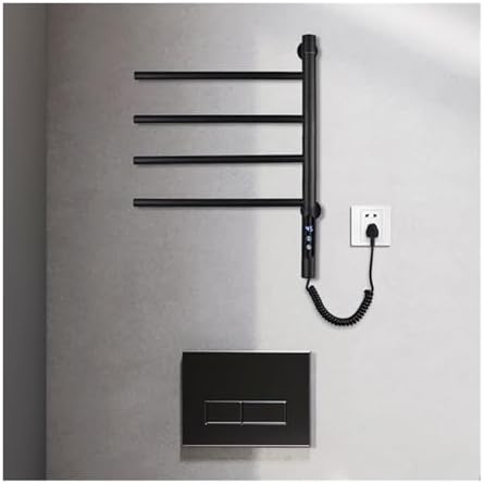 GLigeT 4-Bar Stainless Steel Electric Towel Holder