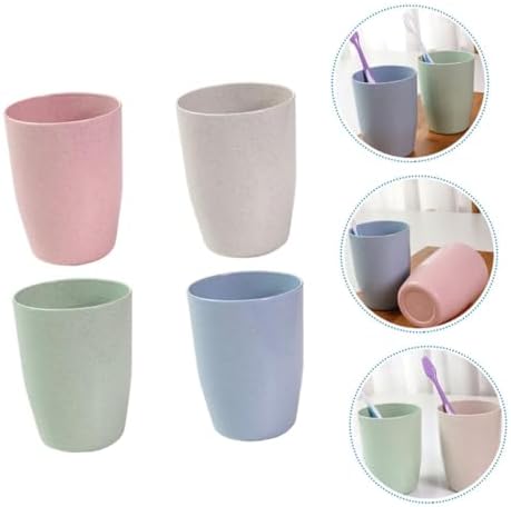 SHOWERORO Bathroom Storage Cup Brushing Cup Set