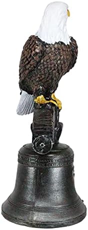 Ebros Independence Day Liberty Bell Eagle Figurine 1