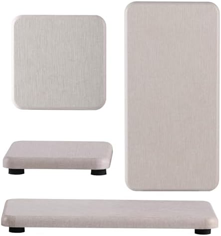 NiuYichee Set of 4 Water Absorbent Diatomite Coasters 1