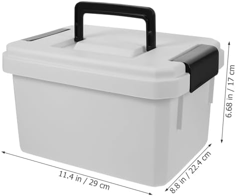 FRCOLOR Double-Layer Medicine Cabinet Organizer