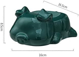 CECEKELE Cartoon Pig Rabbit Ceramic Soap Dish 1