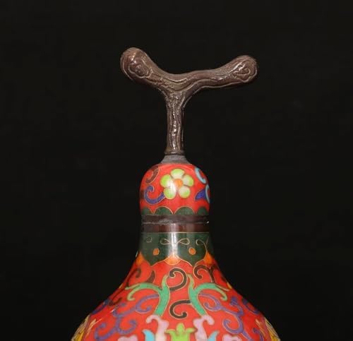 Feng Shui Gourd Brass Wu Lou Statue Office Desk Decor