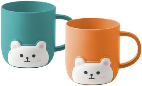 2 Pieces Toothbrush Tumbler for Kids and Travel 1