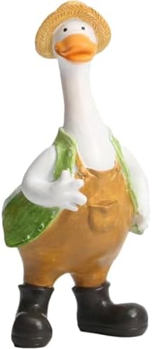 Nudsfuii Resin Duck Figurines Home Decor