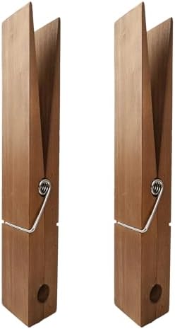 Wooden Towel Hooks for Bathroom and Kitchen