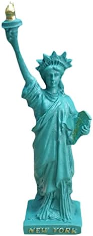 PRETYZOOM 12cm Statue of Liberty Resin Figurine