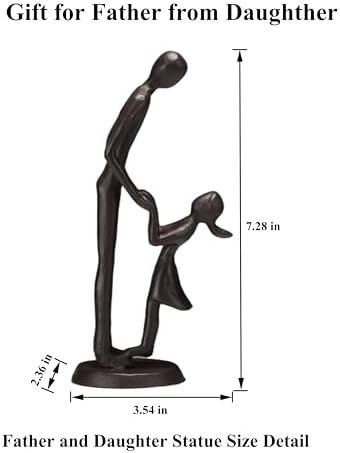 Heartfelt Dad Gifts from Daughter Iron Figurine