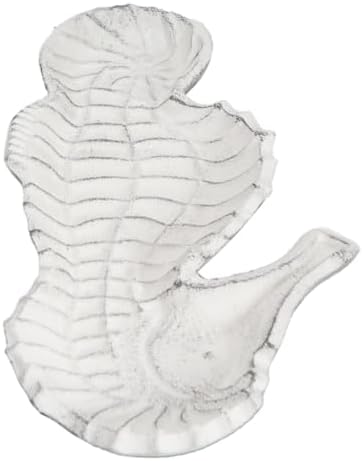 Ebros Gift Cast Iron Seahorse Soap Dish Tray 1