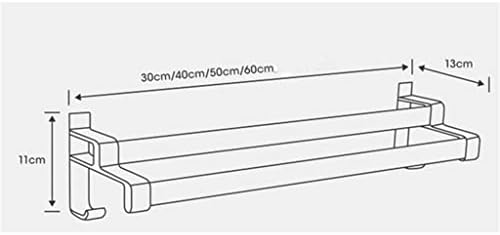 Elegant Wall-Mounted Towel Rack 50CM