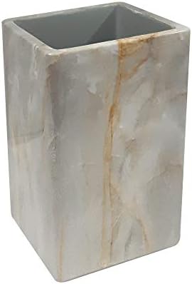 Nu Steel Stone Hedge Marble Tumbler for Bathroom Storage
