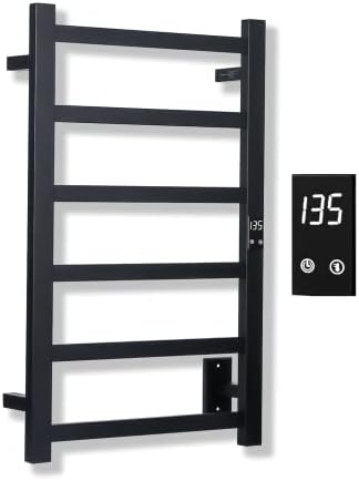 Topdattion Super Thin Electric Towel Warmer with Timer and Temperature Control