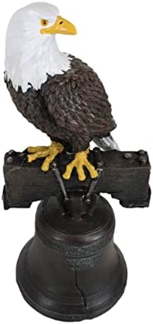 Ebros Independence Day Liberty Bell Eagle Figurine 1