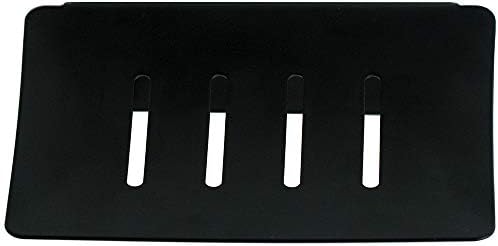 YISMAN Soap Holder Wall Mounted Shower Dish Black 1
