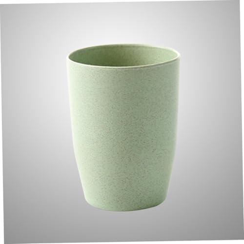 PRETYZOOM Lightweight Wheat Stem Rinsing Mug for Bath Use